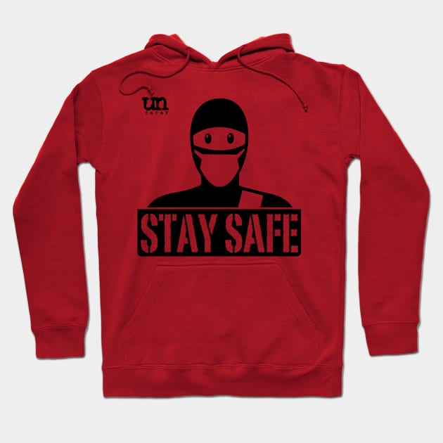 Stay Safe Ninja Hoodie by urban_ninja